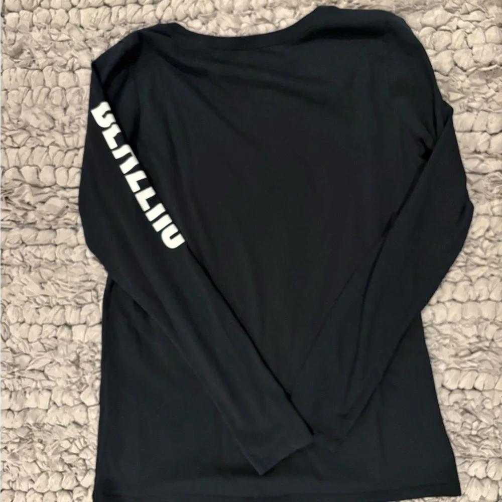 Nike Black NBA Portland Blazers Dri-FIT Athletic Cut Long Sleeve T-Shirt